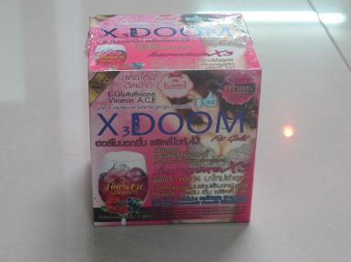 X3 Doom ฟิตเป๊ะ 100% ชงดื่มวันละซอง บรรจุ 10 ซอง