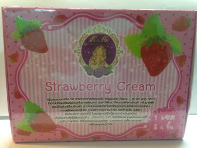 ครีมสตอรเบอรี่หน้าใส Strawberry Cream K&K Beautiful
