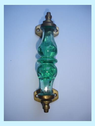 Glass Handle material is glass with brass Code.5A70H