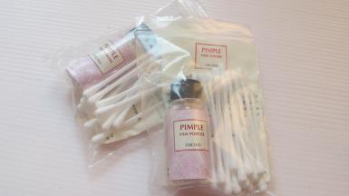 แป้งน้ำระเบิดสิว pimple pink powder by orchid ใหม่ล่าสุด จากประเทศเปรู