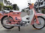 3. C90..สีลูกพีค..(คันที่3)..ระบบCDI..ปัดเงาล้อฝาครอบเครื่อง..ทะเบียนโอน..18500