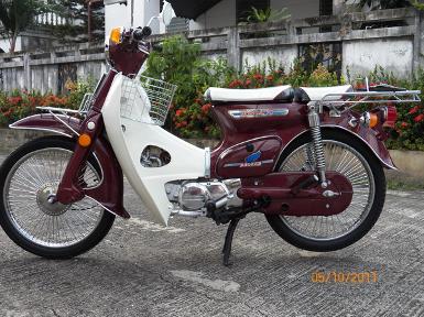 C90..สีน้ำตาลม่วงมุข..(คันที่2)..งานปัดเงา..ภาษีปี55+พรบ+ชุดโอน..22000