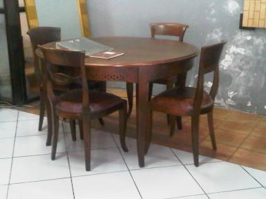 Dining set 01A 4 seat teak wood