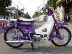 3. C90..สีม่วงเข้มเกร็ดมุข..(คันที่3)..เครื่องค้มต้อม+ปัดเงาฝาครอบ..20000