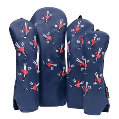 รหัสสินค้า MT101 ไม้กอล์ฟพรีเมี่ยม!!! ราคาถูกที่สุดในประเทศไทย!!! Head Cover Nearlong Navy blue Leat