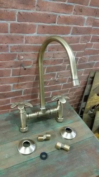 Faucet Brass Item Code FCB01P size wide wide 19 cm. long 36 cm.