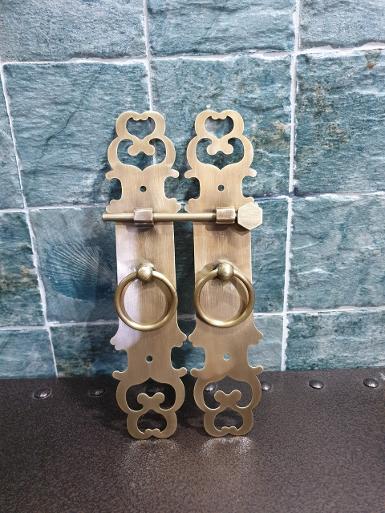 ฺBrass door lock Item Code QN253 size long 253 mm. side 58 mm. per side