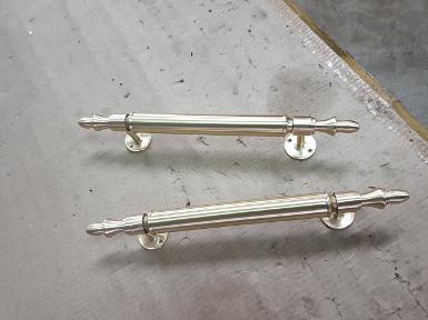 Brass Door Handle Item Code ACMR0164B size long 340 mm.pipe 25 mm. price/each