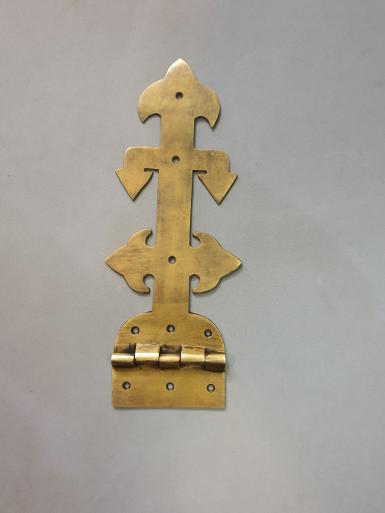 ฺBrass Hinge Item Code KS637 size long 284 mm.wide 89 mm.Thickness 2 mm.