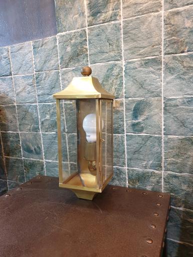 Brass wall lamp Code WLJ13 size wide 12 cm deep 12.5 cm.Long 38 cm.